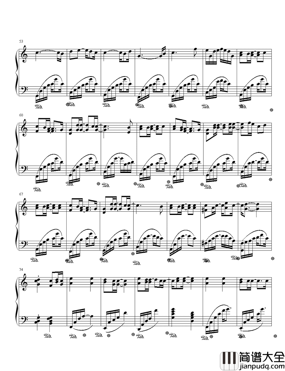 自我催眠钢琴谱_罗志祥｜我渐渐的自我催眠,却回不到从前