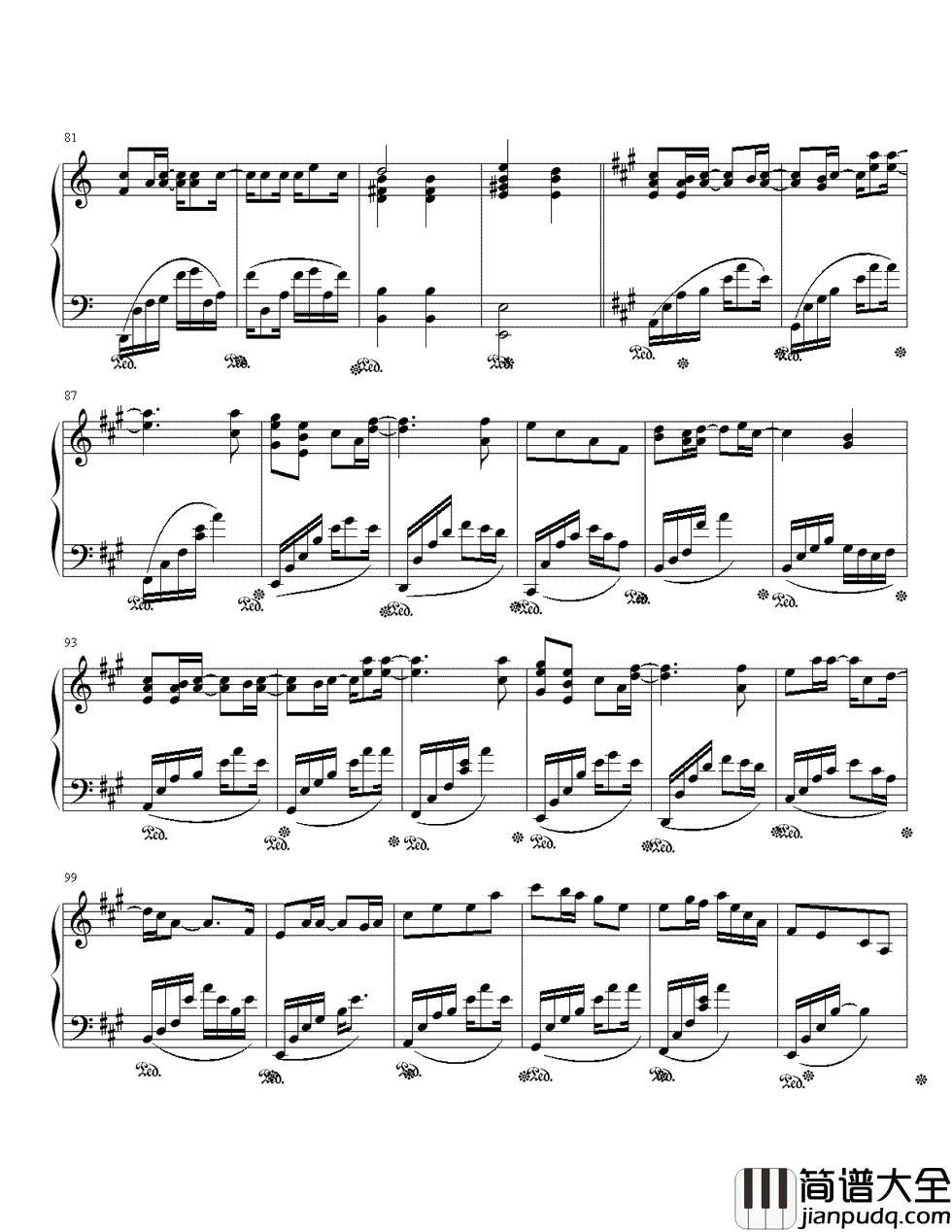 自我催眠钢琴谱_罗志祥｜我渐渐的自我催眠,却回不到从前