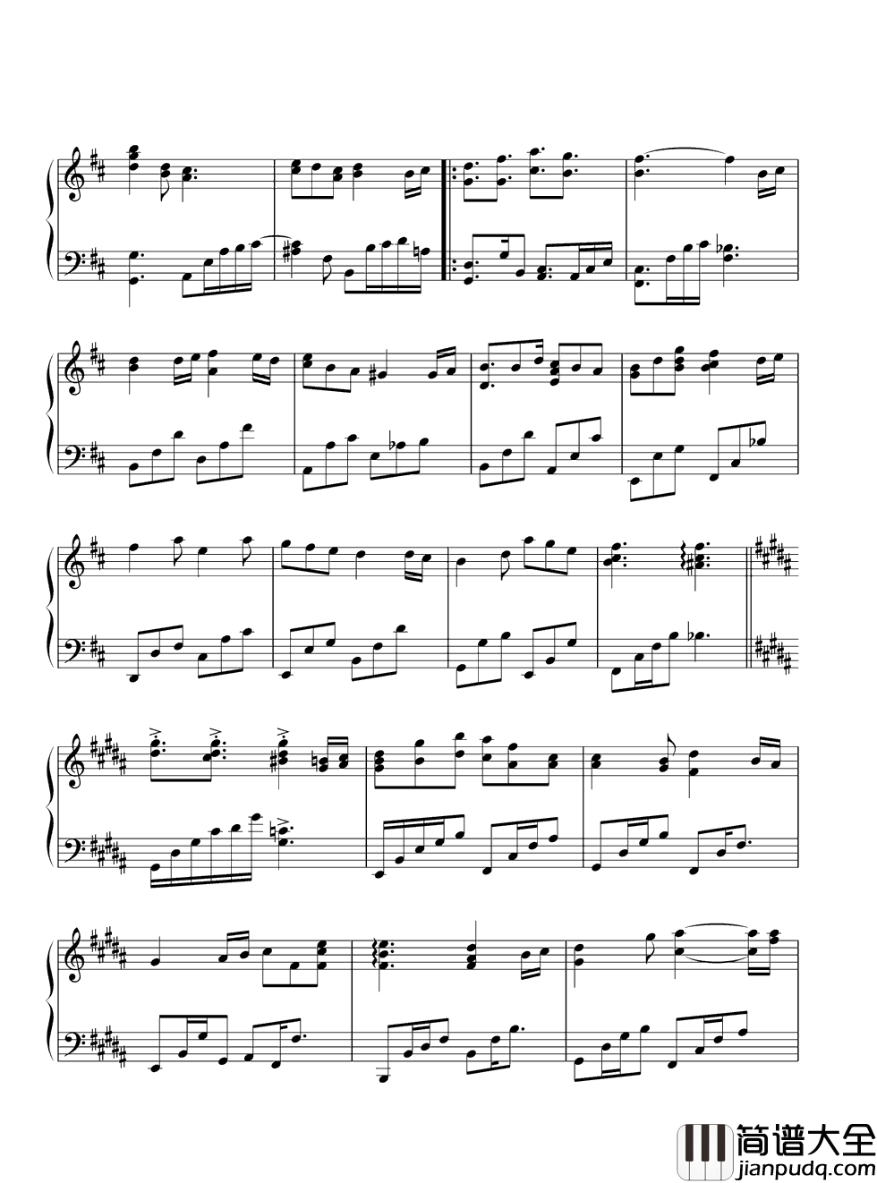 桃花结钢琴谱_王诗安_念念不忘将心比心的伤