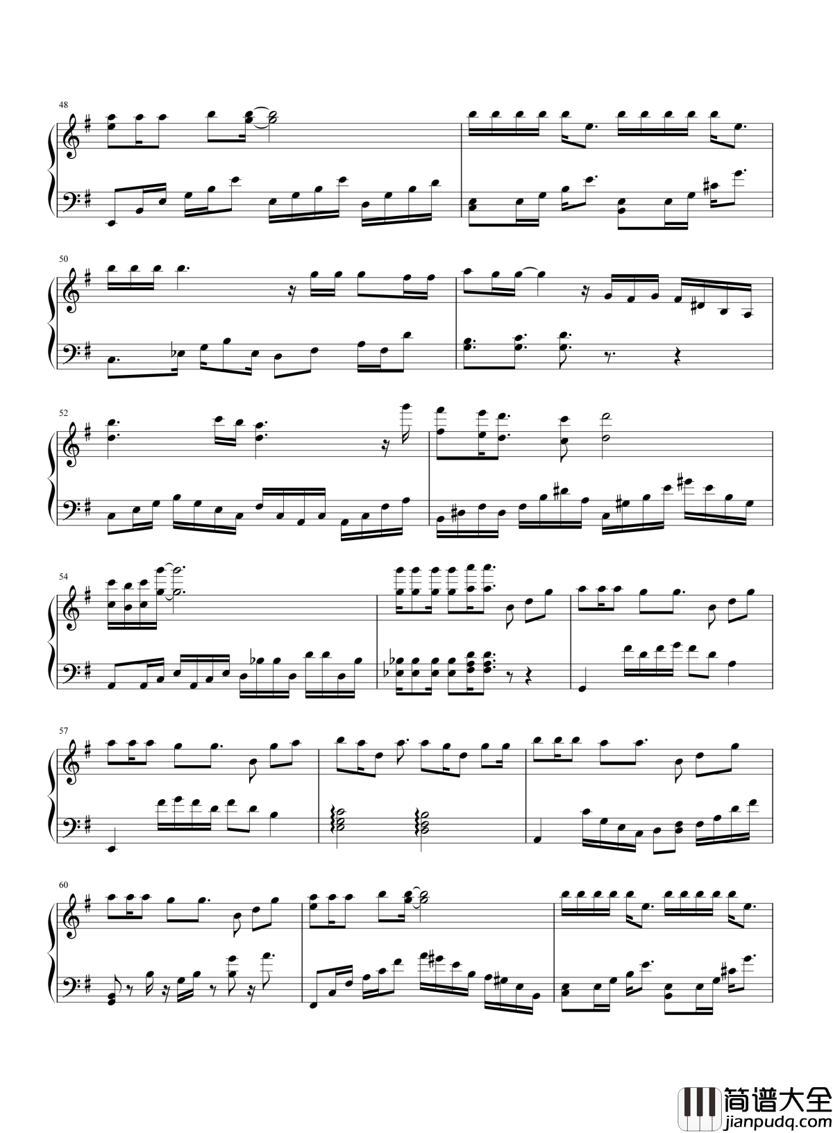 耿耿于怀钢琴谱_王笑文_前路星河灿烂_何必念念不忘