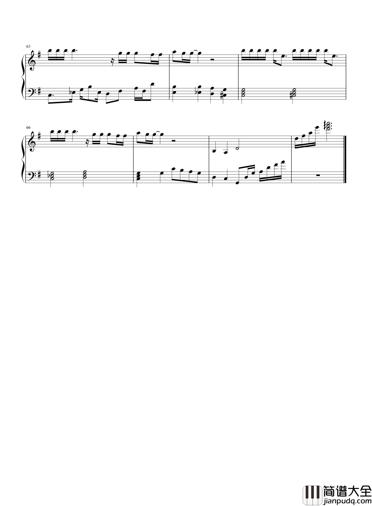 耿耿于怀钢琴谱_王笑文_前路星河灿烂_何必念念不忘