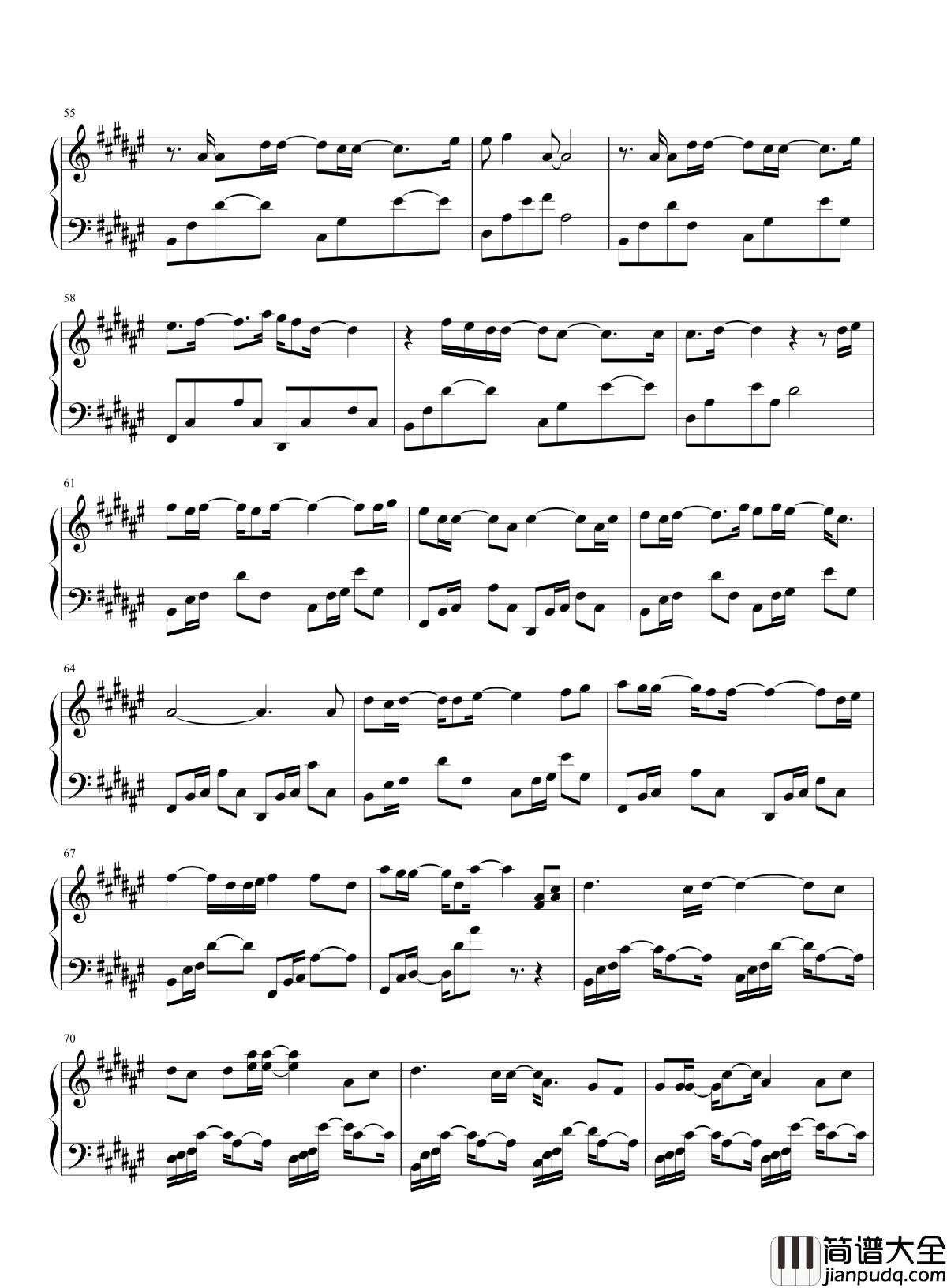 是风动钢琴谱_银临_河图｜非风动，非幡动，仁者心动