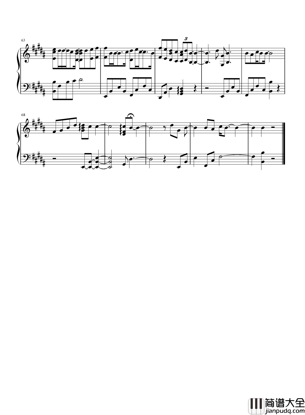 梦钢琴谱_王博文_请让我继续做梦