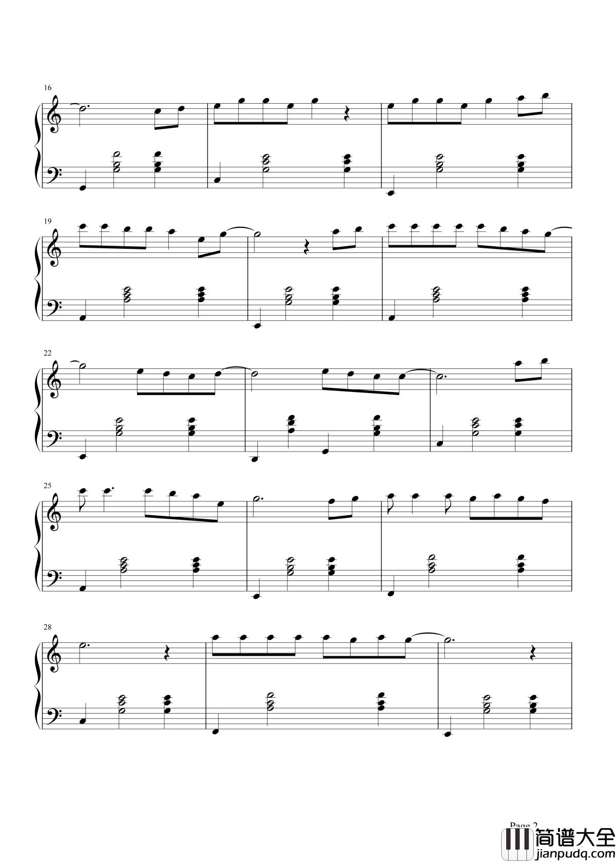 别问我是谁钢琴谱_王馨平_面对自己总是好难