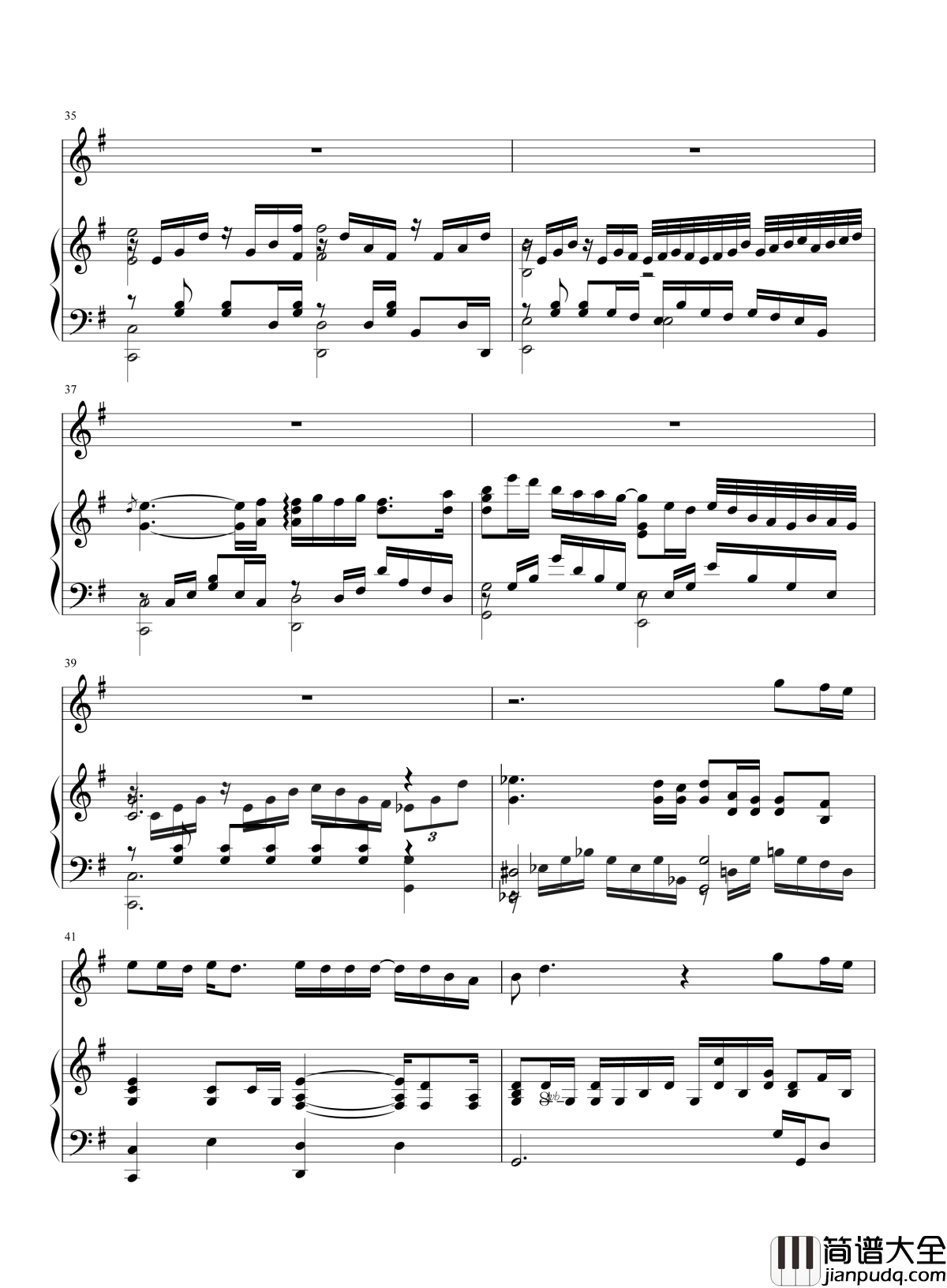 在人间钢琴谱_王建房_也许争不过天与地_也许低下头会哭泣