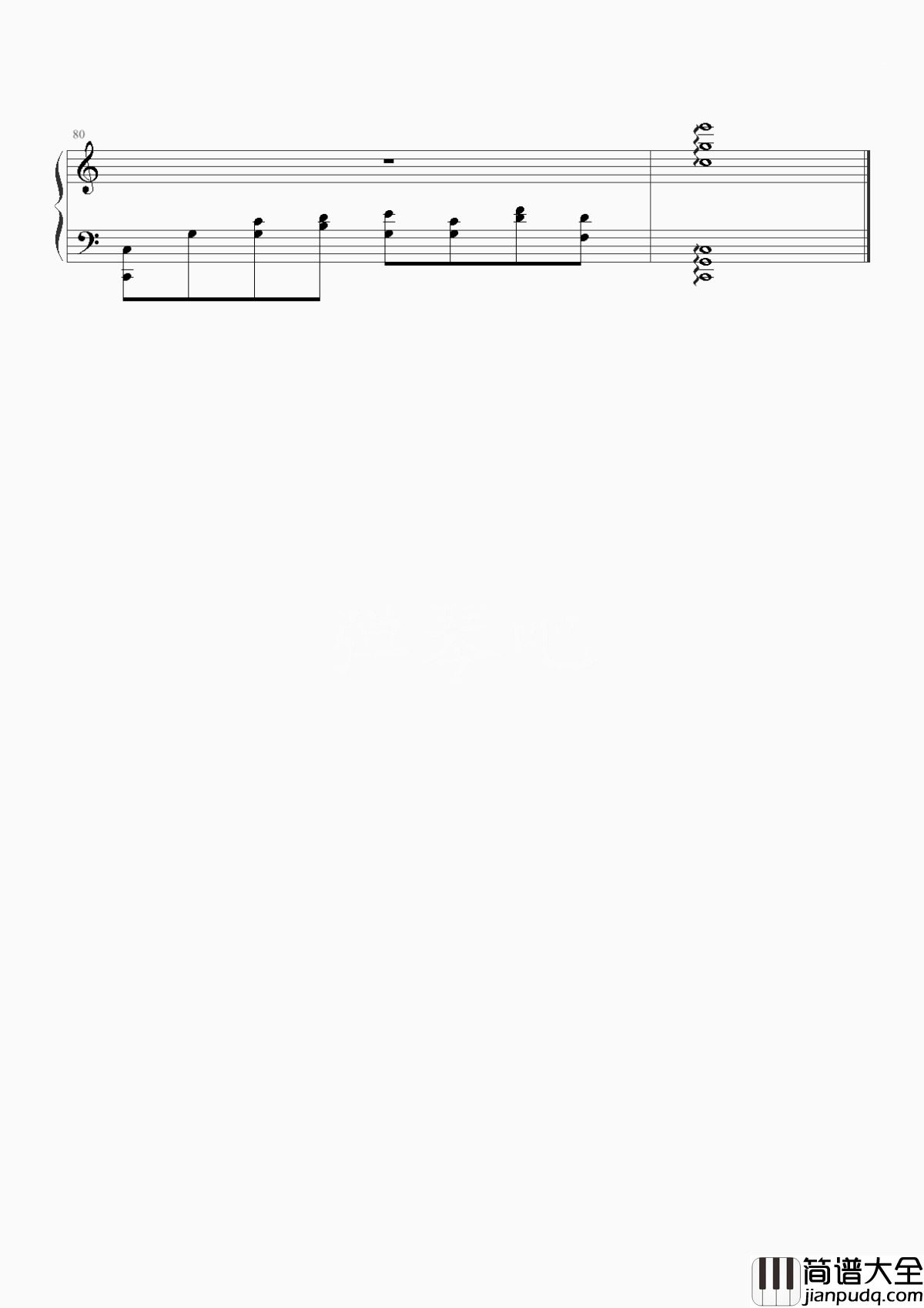 他夏了夏天钢琴谱_苏打绿_一花一世界一叶一追寻