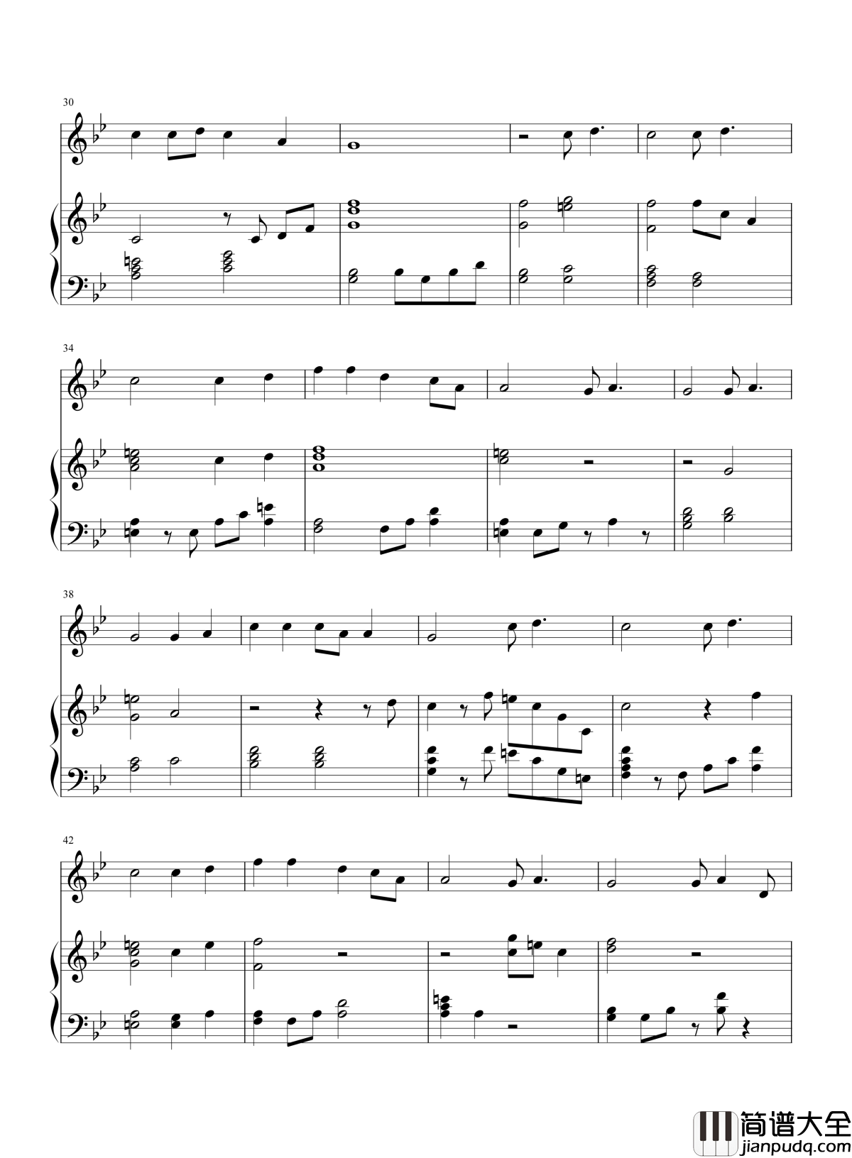 用心良苦钢琴谱_张宇|春已走_花又落,用心良苦却成空