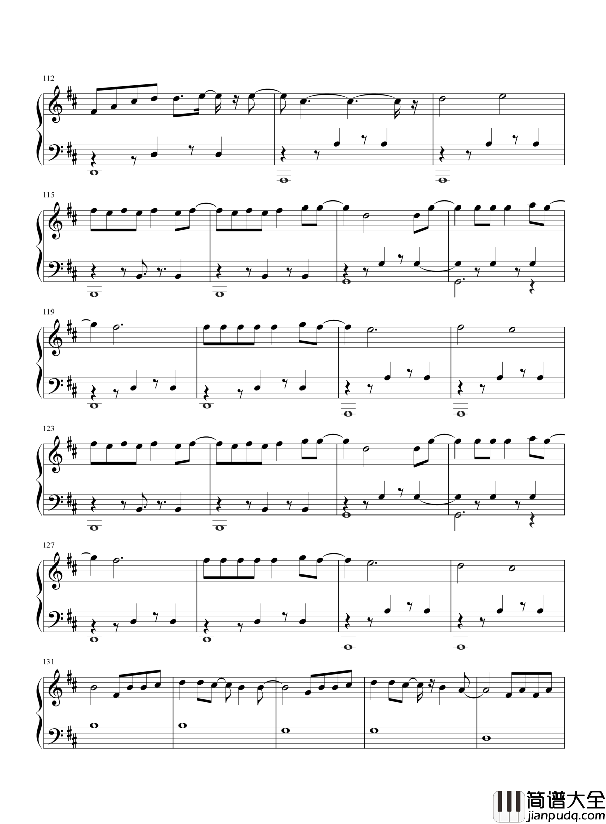 Despacito钢琴谱_Luis_Fonsi_Daddy_Yankee_你是暗夜中的一丝光明