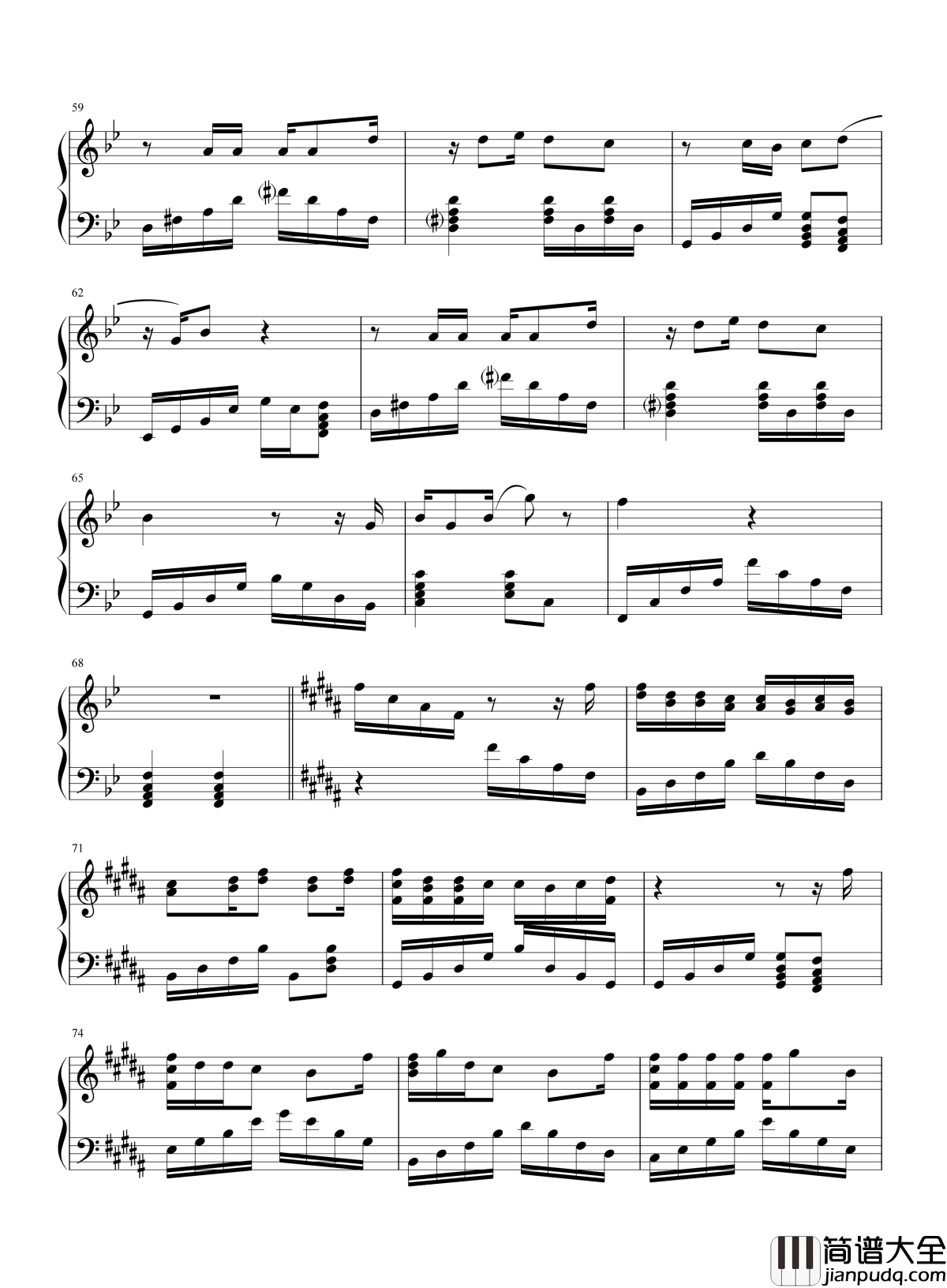 趁早钢琴谱_张宇|忘了就好,不要谁心里带着伤