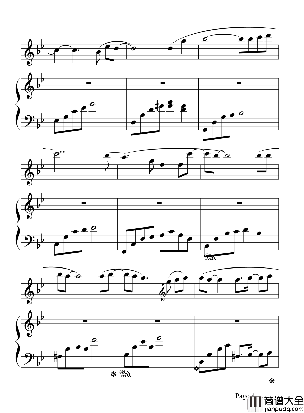 枯叶蝶钢琴谱_许艺娜_枯叶蝶一直没有保护色