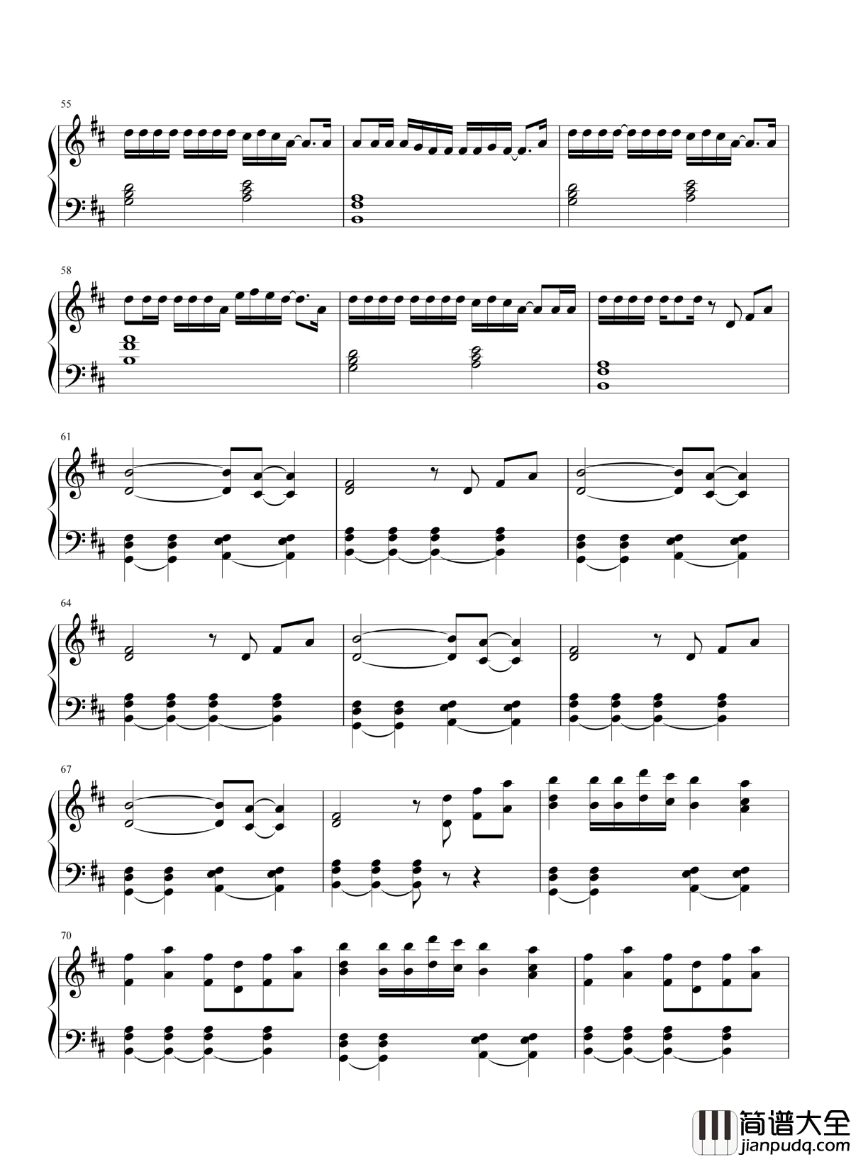 病名は愛だった_(病名为爱)钢琴谱_鏡音リン・レン_(镜音双子)_我苦苦等待的你的爱意_病名为爱