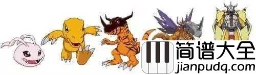 Butterfly钢琴谱_和田光司_还记得那年夏天的数码宝贝吗