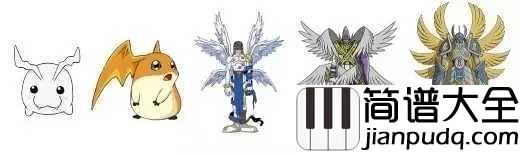 Butterfly钢琴谱_和田光司_还记得那年夏天的数码宝贝吗