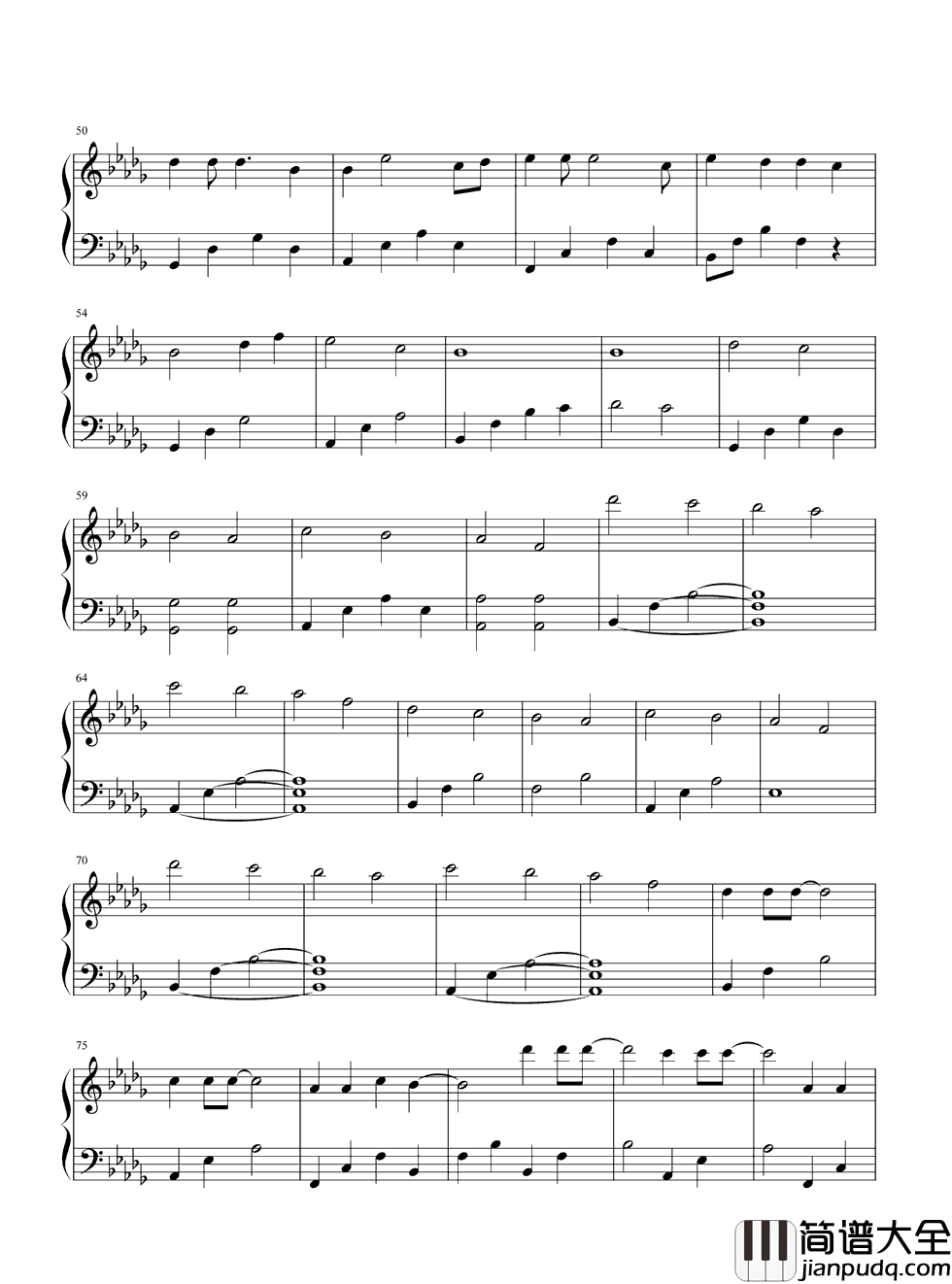 爱在记忆中找你钢琴谱__林峰_快乐也许太多像场流星雨