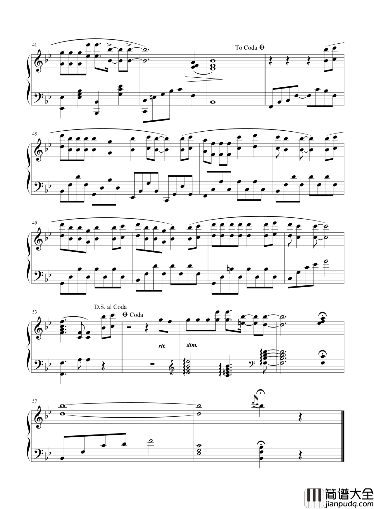 痴心绝对钢琴谱_李圣杰_此去经年你别来我无恙