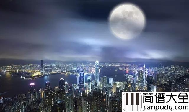 城里的月光钢琴谱_许美静_心若知道灵犀的方向_哪怕不能够朝夕相处