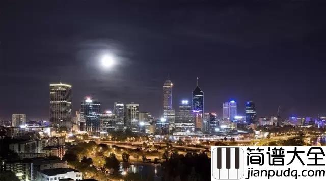 城里的月光钢琴谱_许美静_心若知道灵犀的方向_哪怕不能够朝夕相处