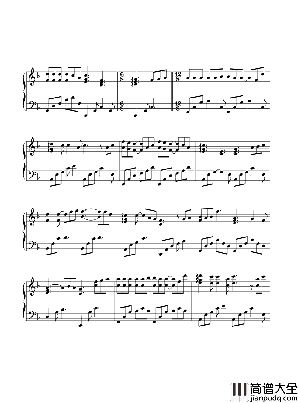 老街钢琴谱_李荣浩_那些逐渐消失的记忆