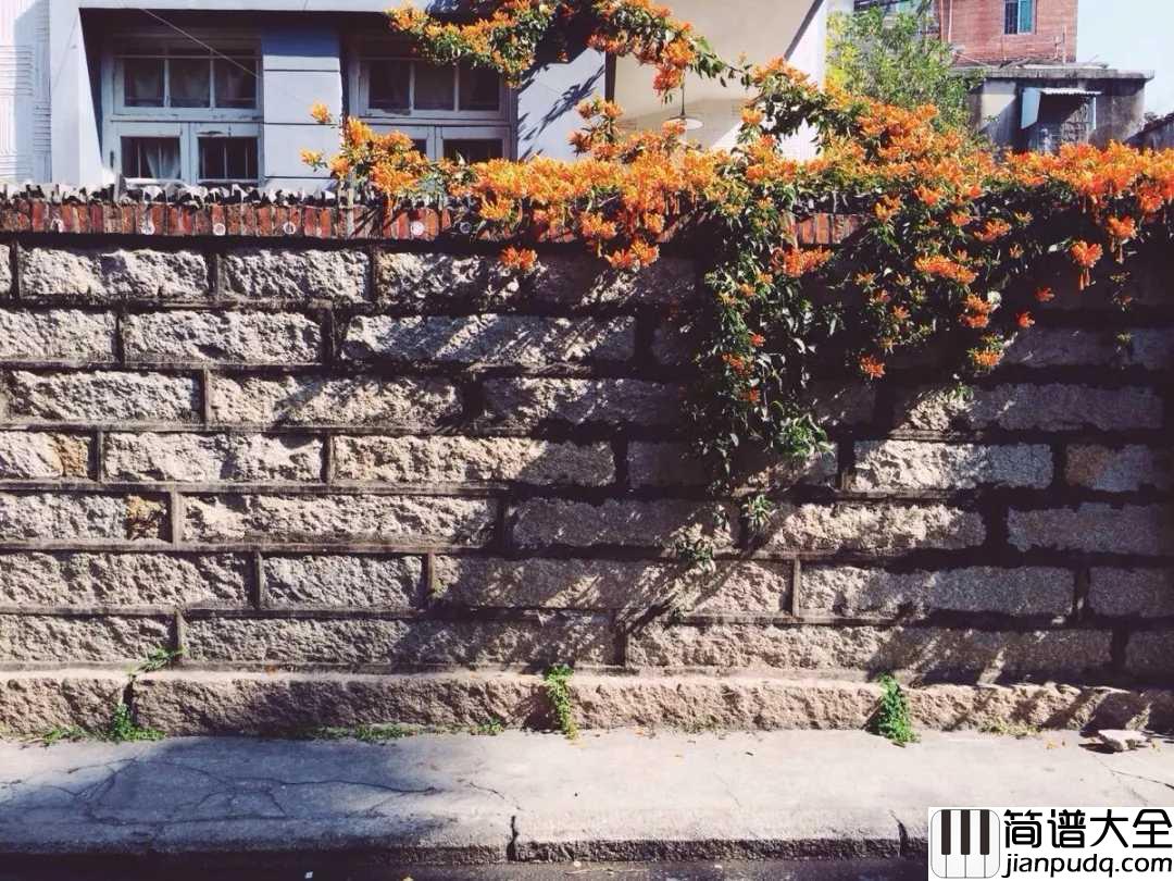 老街钢琴谱_李荣浩_那些逐渐消失的记忆