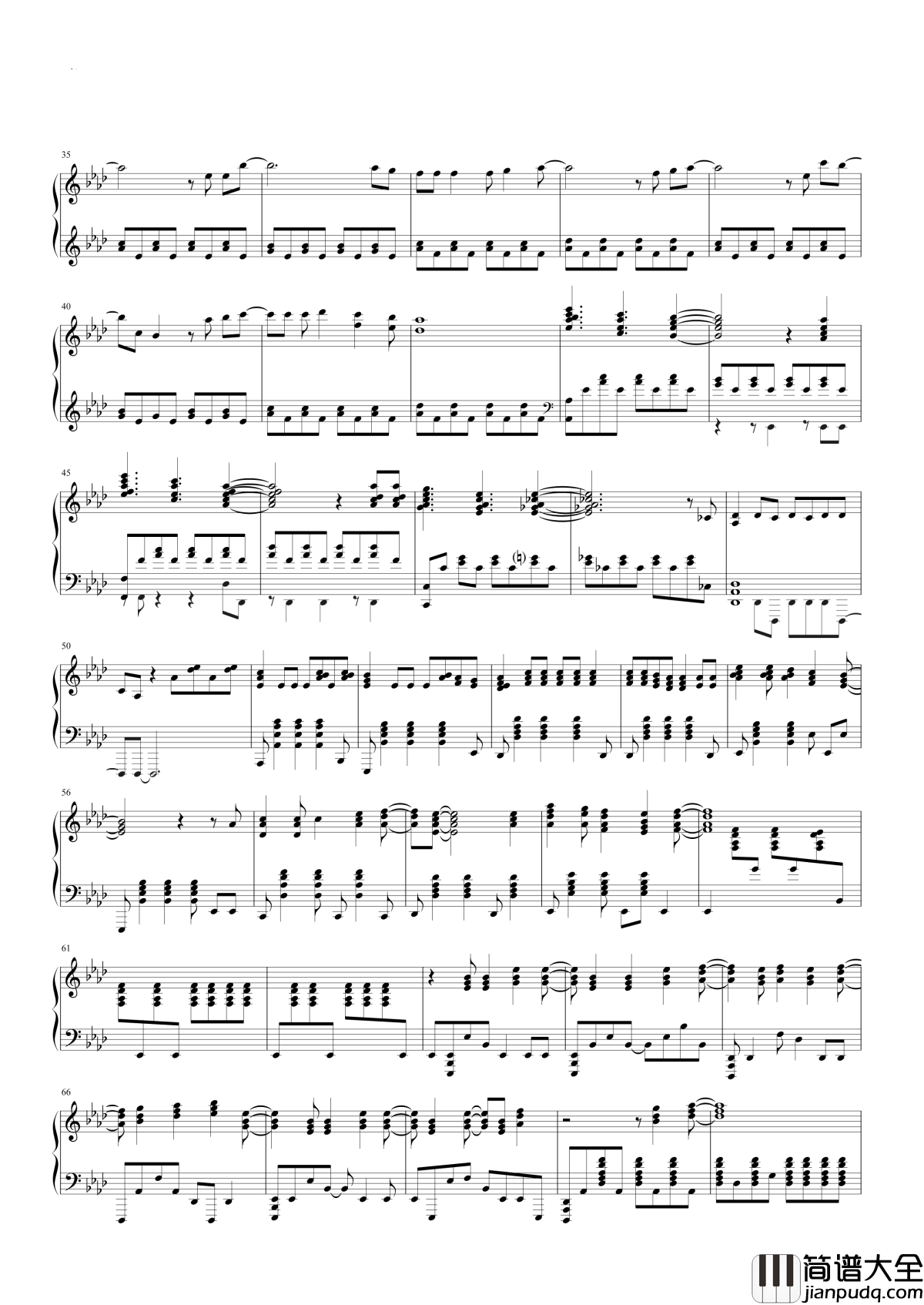 Let_It_Go钢琴谱_让风暴怒吼吧,寒冷再也不能烦扰我了