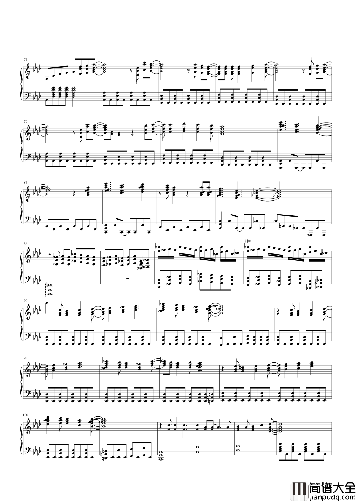 Let_It_Go钢琴谱_让风暴怒吼吧,寒冷再也不能烦扰我了