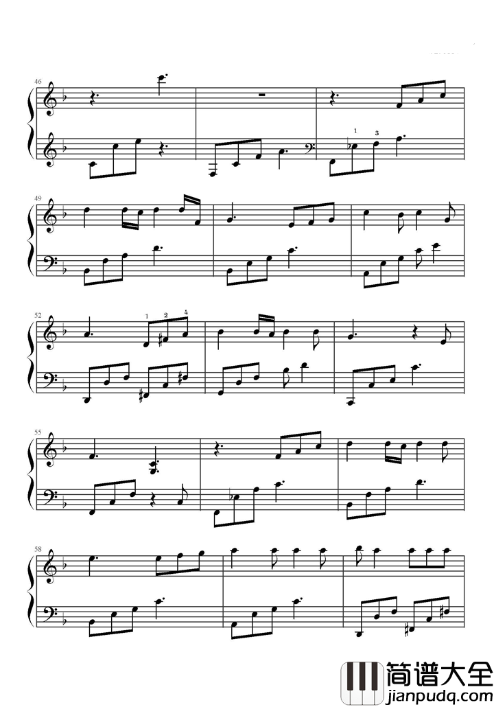 我们不是说好了吗钢琴谱_彭于晏_白百合_一起走过冬雪初夏_为何现在只剩我在期盼