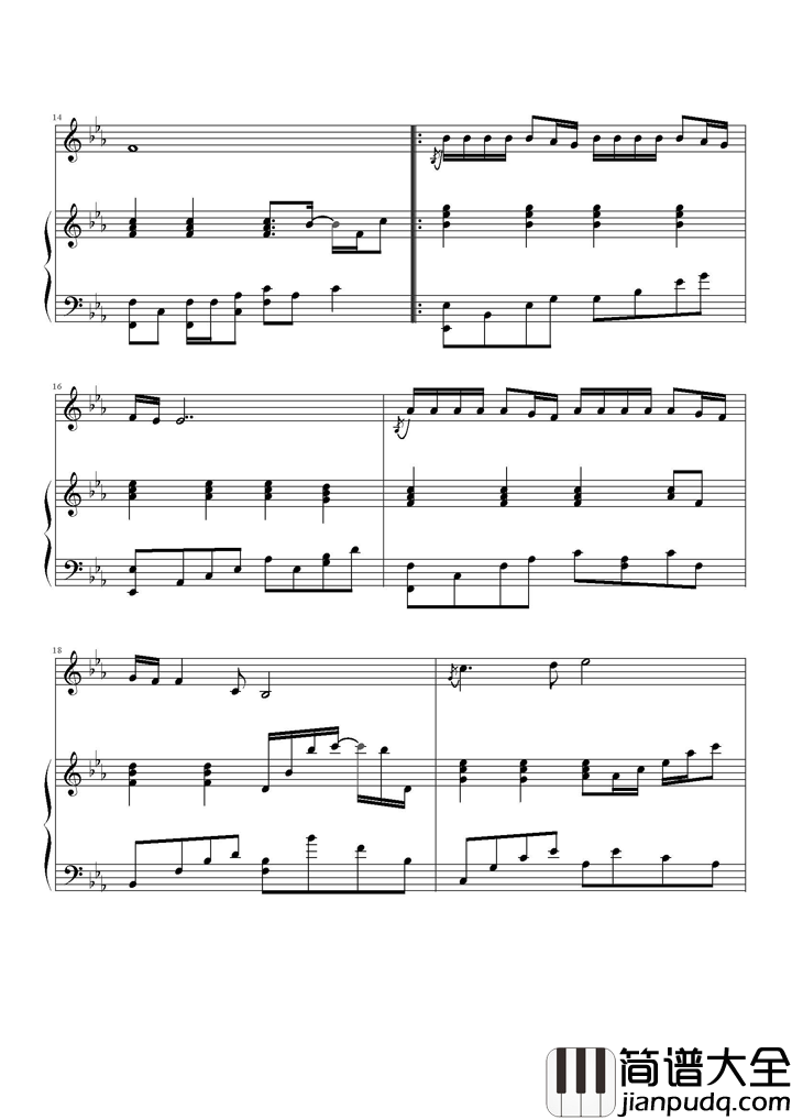 一生中最爱钢琴谱_谭咏麟_你是我一生的挚爱