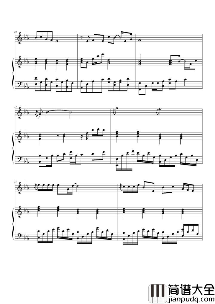 一生中最爱钢琴谱_谭咏麟_你是我一生的挚爱