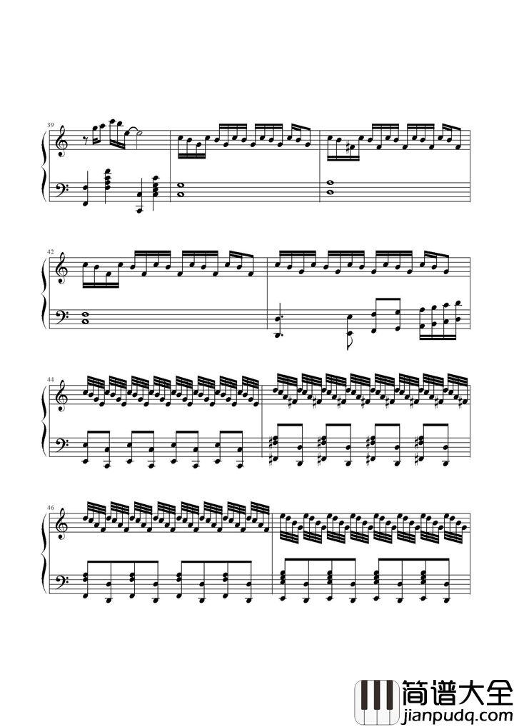 无与伦比的美丽钢琴谱_苏打绿_你形容我是这世界上无与伦比的美丽