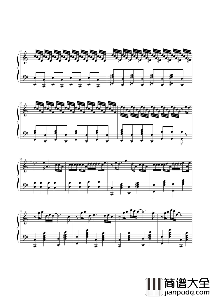 无与伦比的美丽钢琴谱_苏打绿_你形容我是这世界上无与伦比的美丽