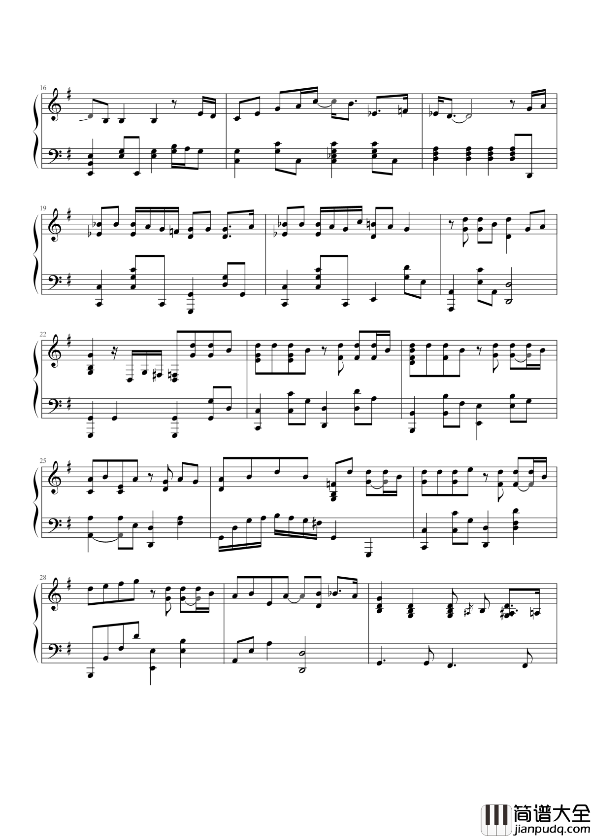 戒烟钢琴谱_李荣浩_戒了烟染上悲伤,我也不想,谁也不想