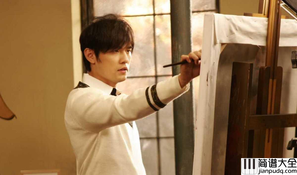 回到过去钢琴谱_周杰伦_想看你看的世界_想在你梦的画面