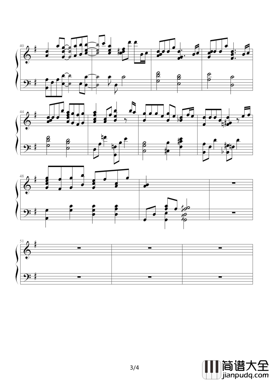 晴天钢琴谱_周杰伦_还要多久我才能在你身边