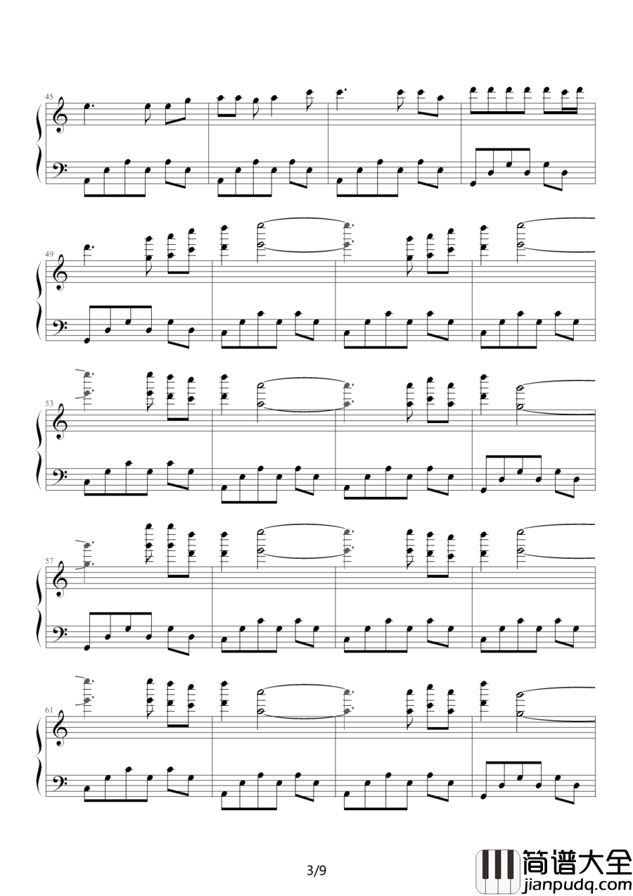 春天里钢琴谱_汪峰_人生之路蜿蜒曲折,多想在春天的气息下享受片刻的闲暇