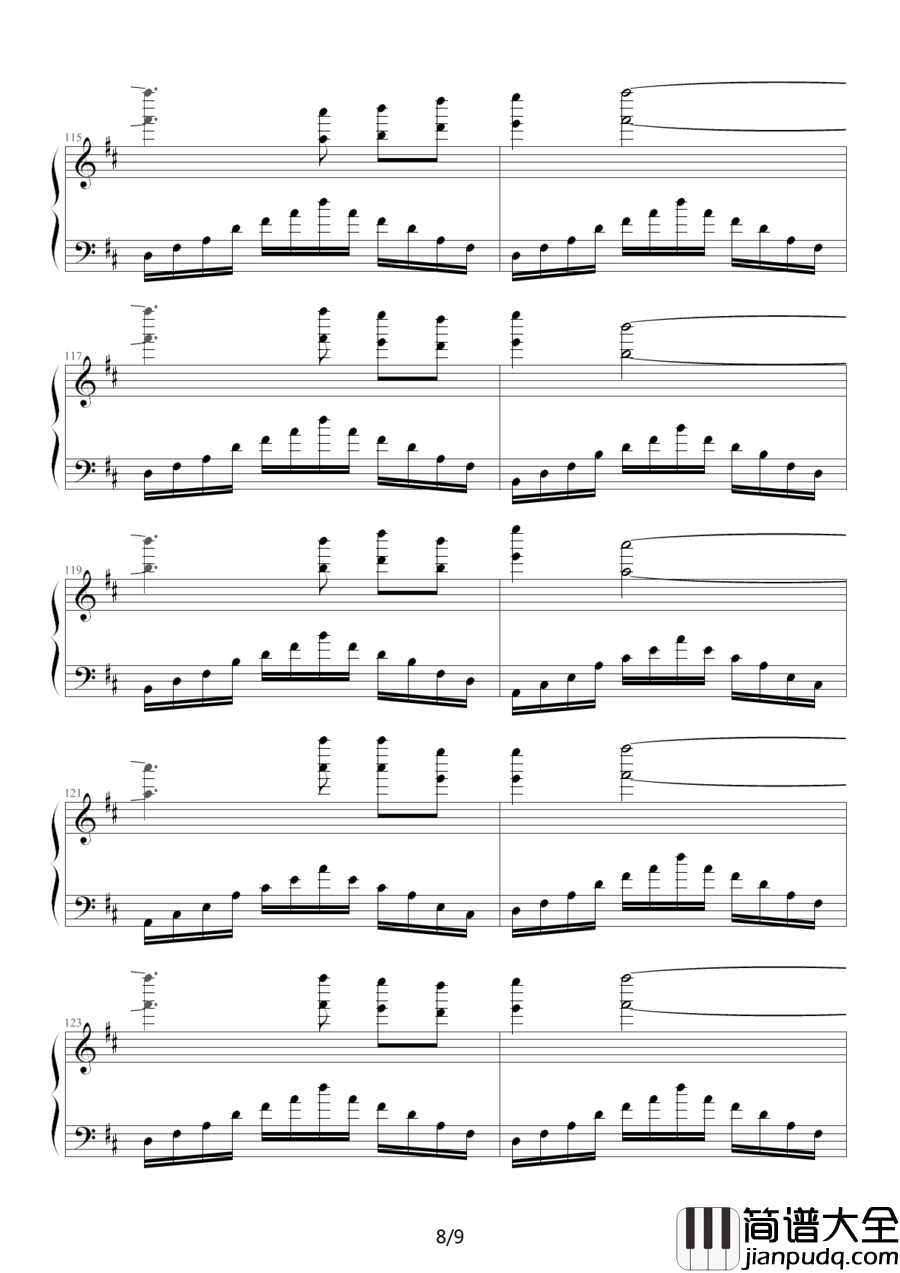 春天里钢琴谱_汪峰_人生之路蜿蜒曲折,多想在春天的气息下享受片刻的闲暇