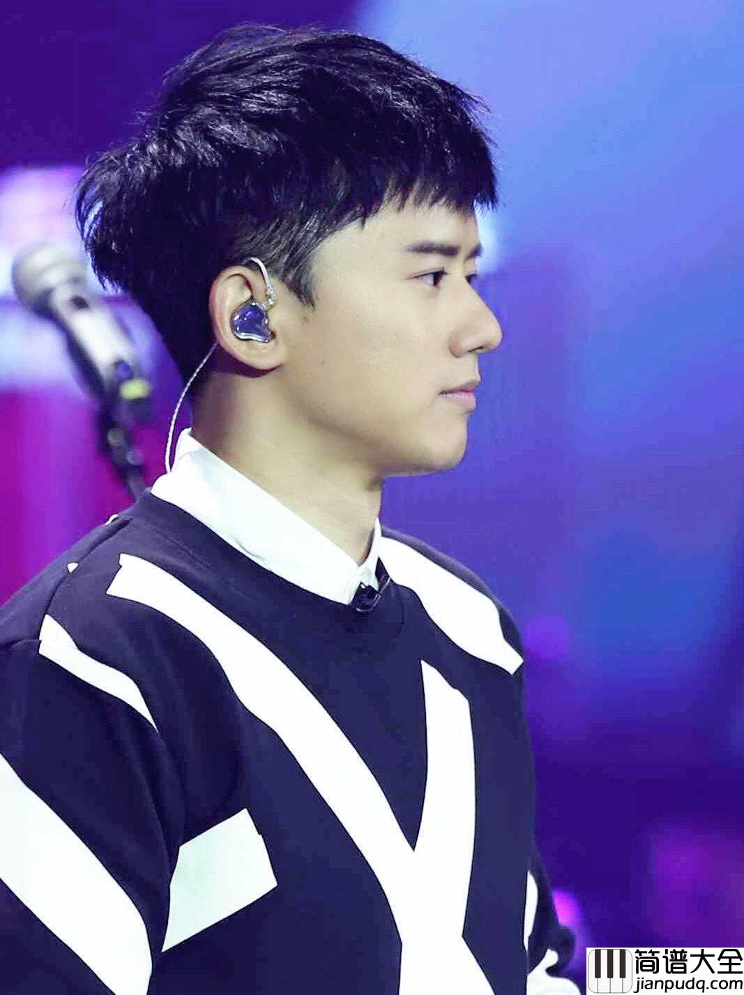 看月亮爬上来钢琴谱_张杰_喜欢你笑得像个小孩