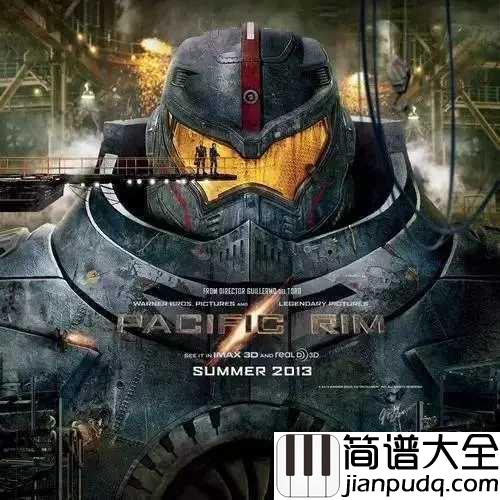 _环太平洋主题曲|钢琴谱_哭了听过钢琴版环太平洋,小新只恨以前没好好练琴