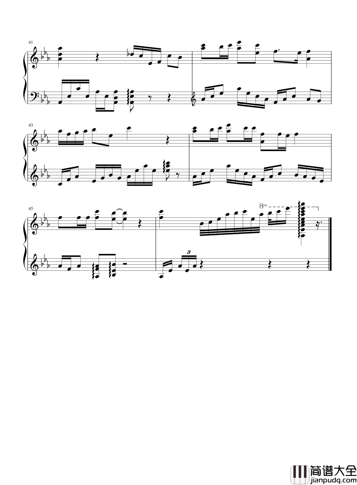 雾中列车钢琴谱__李健/王俊凯｜归途中不再是少年不再去冒险