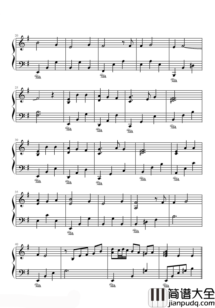 全世界谁倾听你钢琴谱_林宥嘉｜在终点等你的人会是我