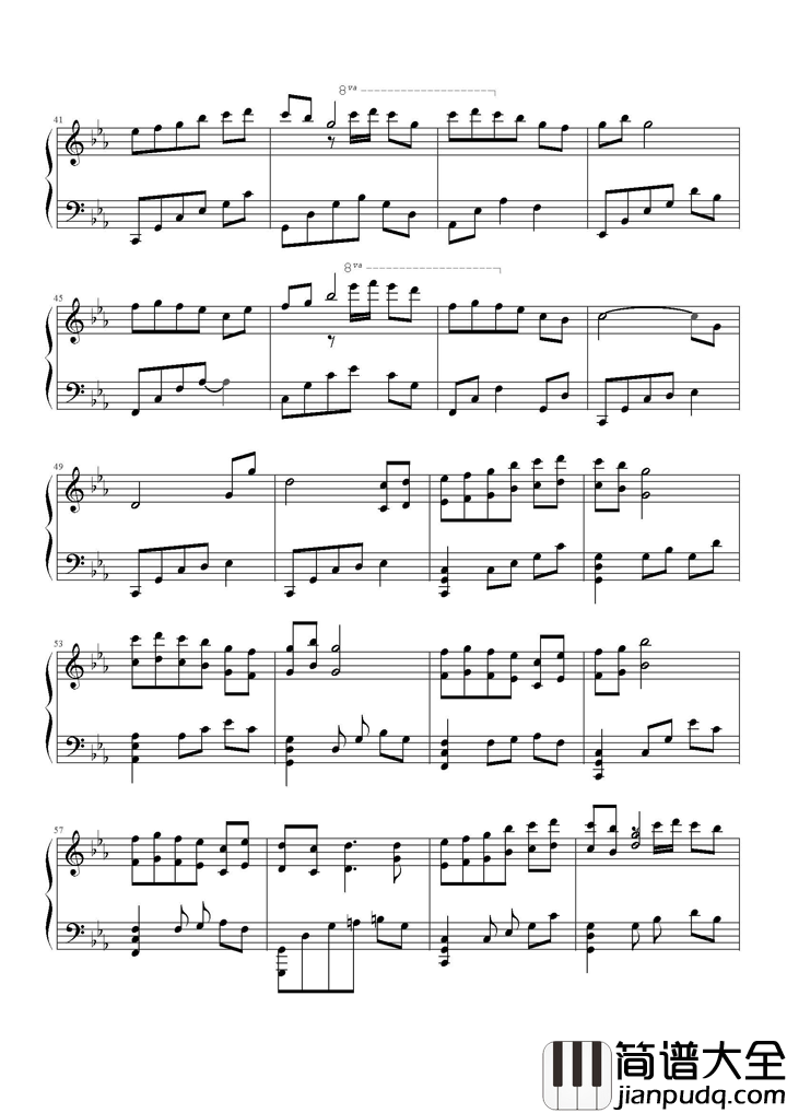 小小钢琴谱_容祖儿_小小的手牵小小的人,守着小小的永恒