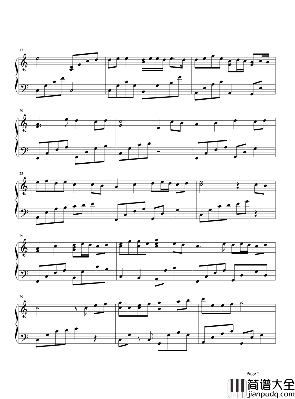 暖暖钢琴谱_梁静茹|爱一个人希望他过更好