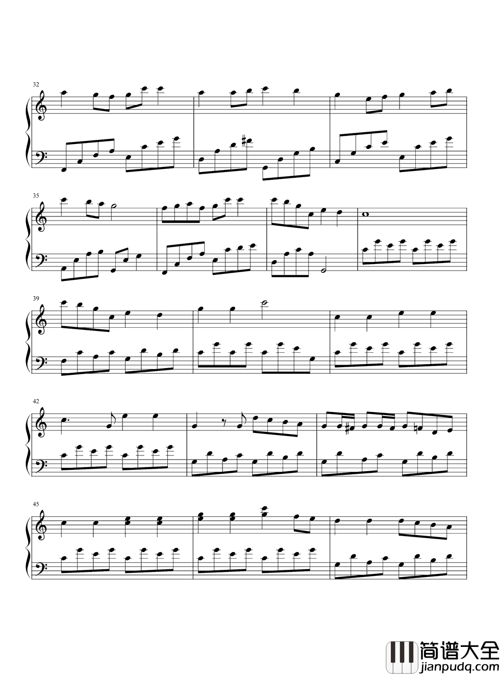 暖暖钢琴谱_梁静茹|爱一个人希望他过更好