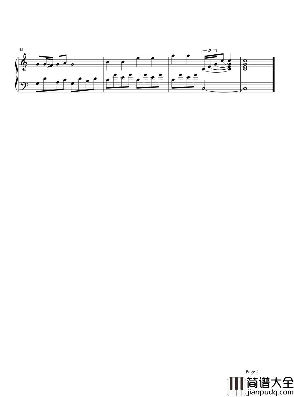 暖暖钢琴谱_梁静茹|爱一个人希望他过更好