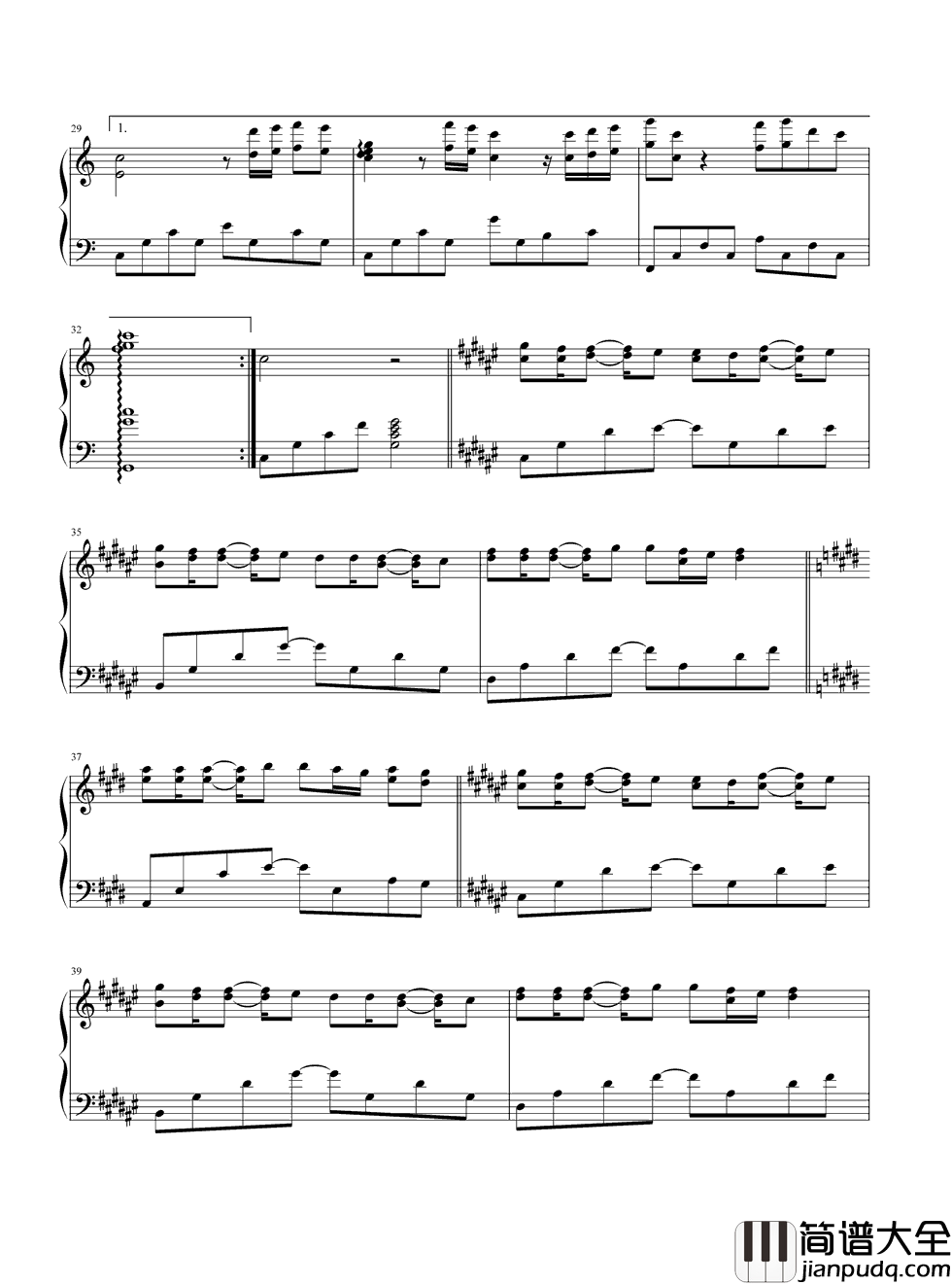 倒带钢琴谱_蔡依林|我想依赖而你却都不在