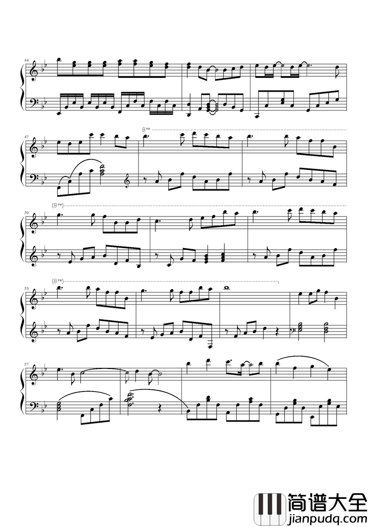 挥着翅膀的女孩钢琴谱_容祖儿|我不会孤单_因为你都在