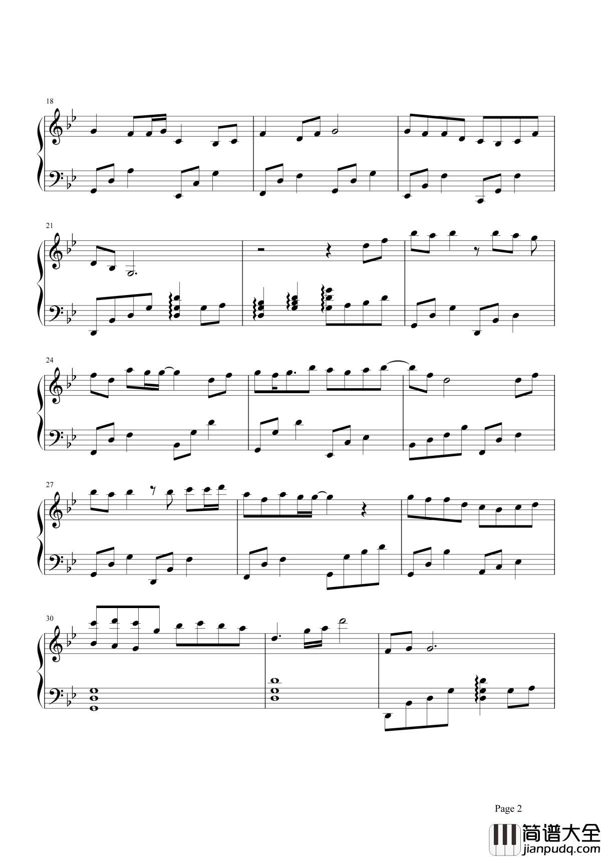 敢为天下先钢琴谱_张靓颖|敢为天下先_为爱恨缱绻千年