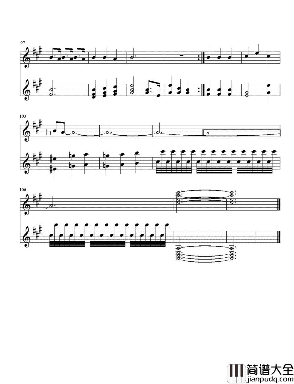 真心英雄钢琴谱_周华健|有梦的人都是真心英雄!