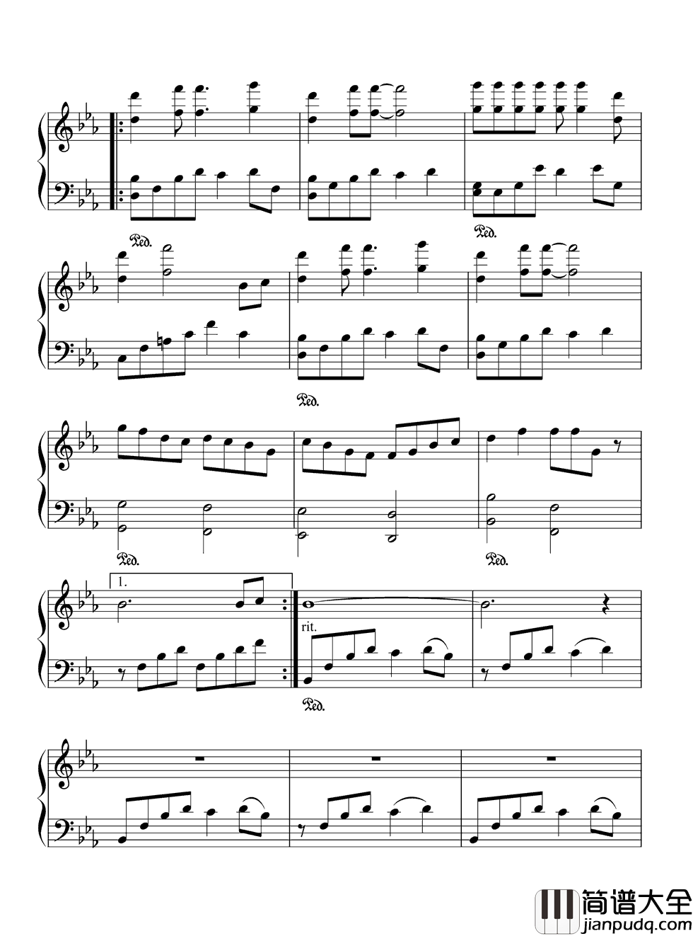 亲亲我的宝贝钢琴谱_周华健|非常好听的歌曲