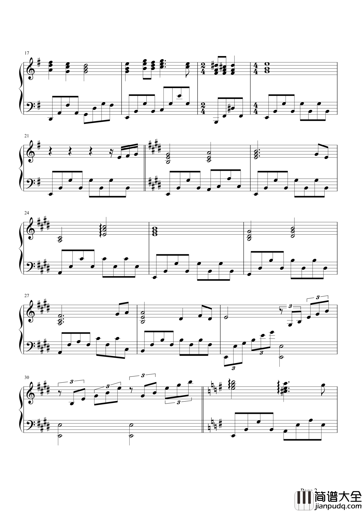 蓝色的爱钢琴谱_保罗·莫里哀_没有他的轻音乐,何止缺了蓝色的浪漫