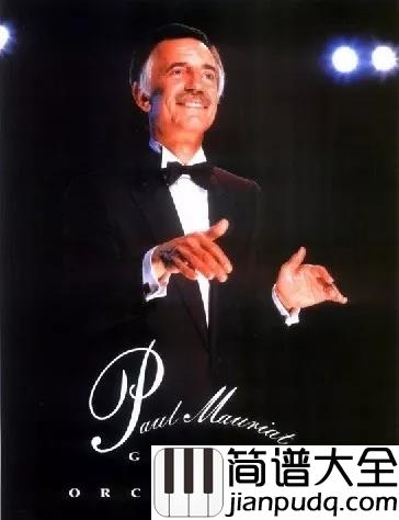 蓝色的爱钢琴谱_保罗·莫里哀_没有他的轻音乐,何止缺了蓝色的浪漫